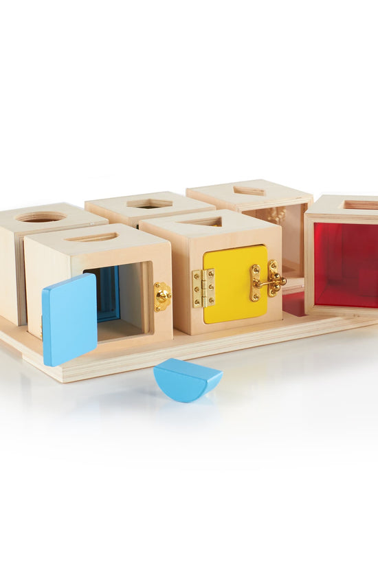 Peekaboo Lock Boxes Set of 6