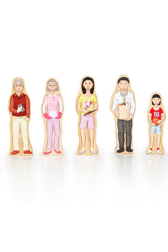 Wedgies Multi-Cultural Family Set
