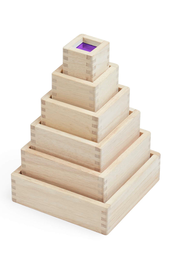 Nesting Pyramid Mirror Set