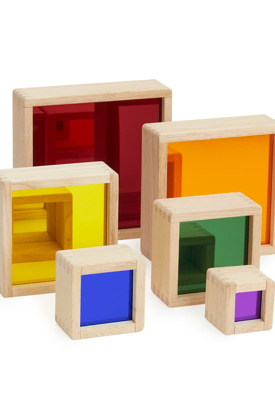 Nesting Pyramid Mirror Set