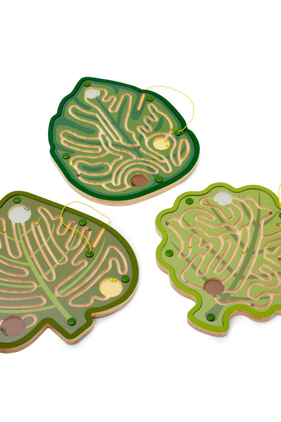 Nature's Paths Magnetic Leaf Mazes: Set of 3