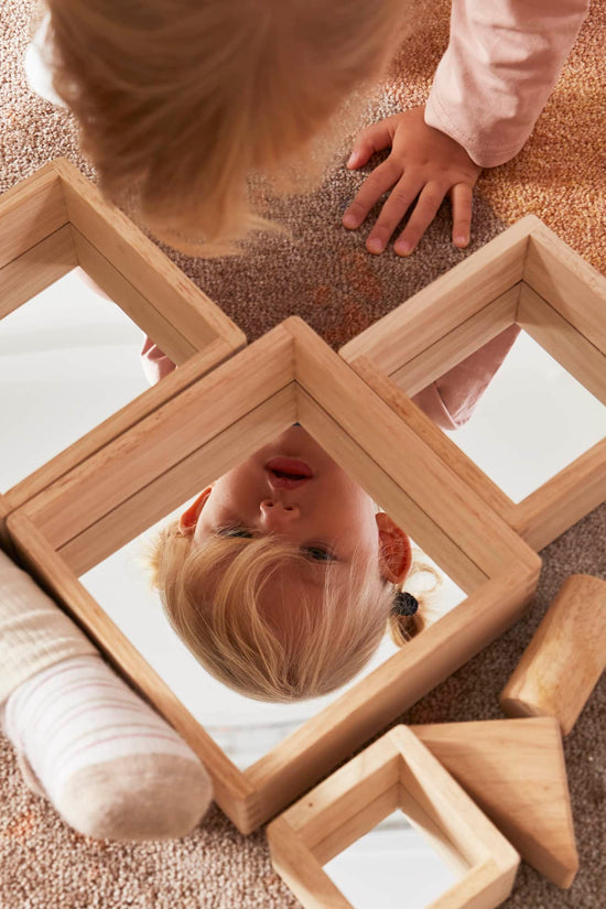Nesting Pyramid Mirror Set