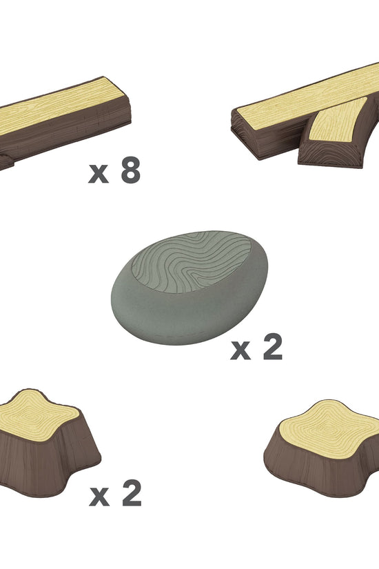 Timber Trail Stepping Logs Set