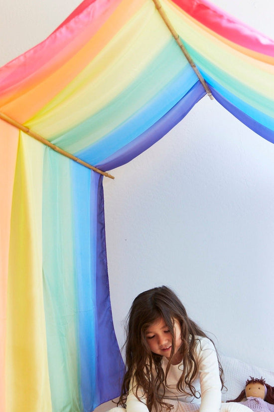 Sarah's Silks Double Rainbow Playsilk
