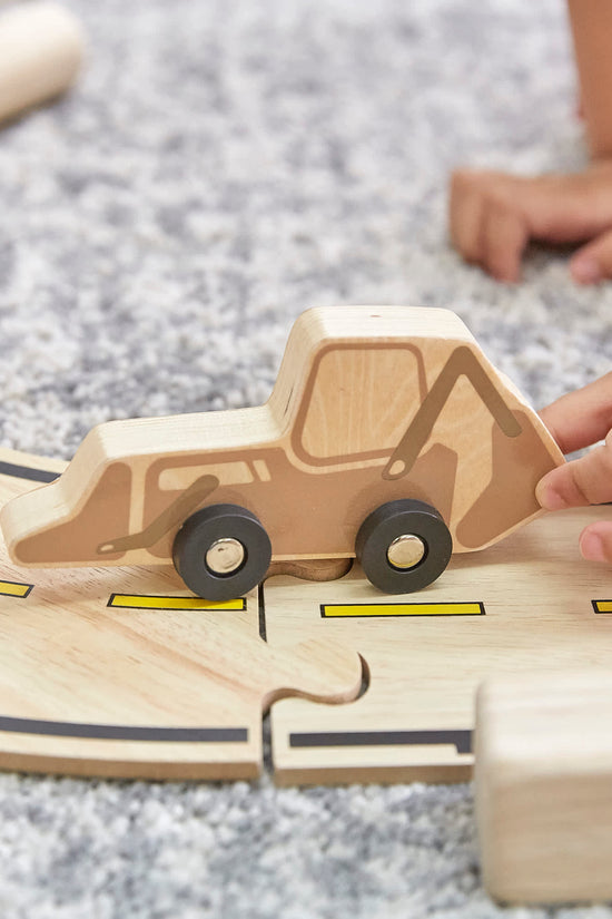 Mini Wooden Trucks - Set of 10