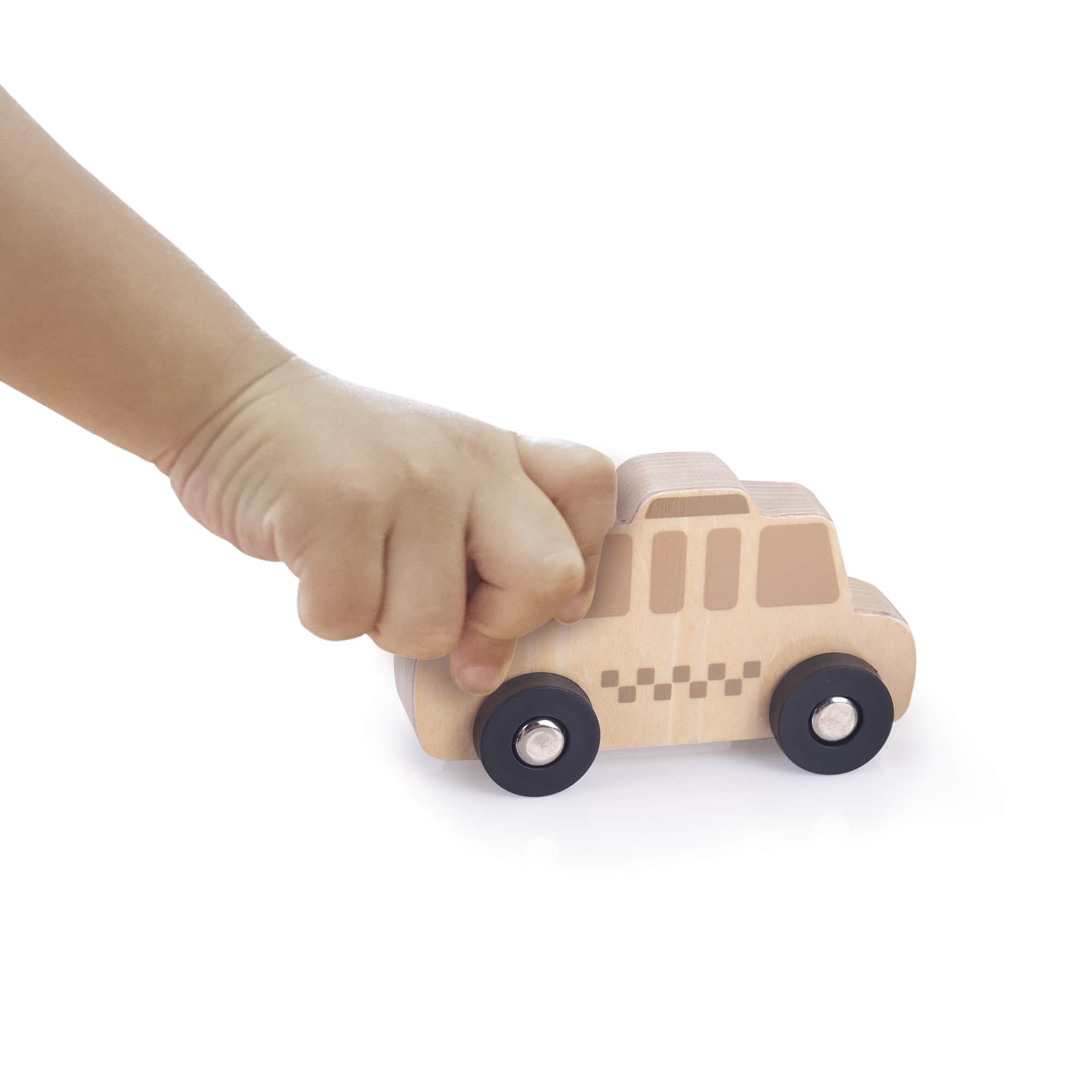 Mini Wooden Trucks - Set of 10