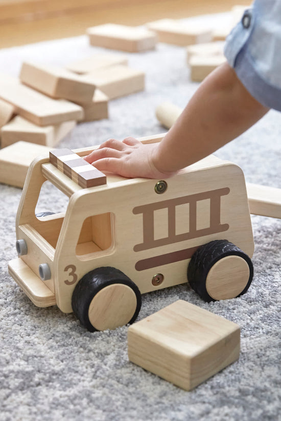 Wooden Fire Truck