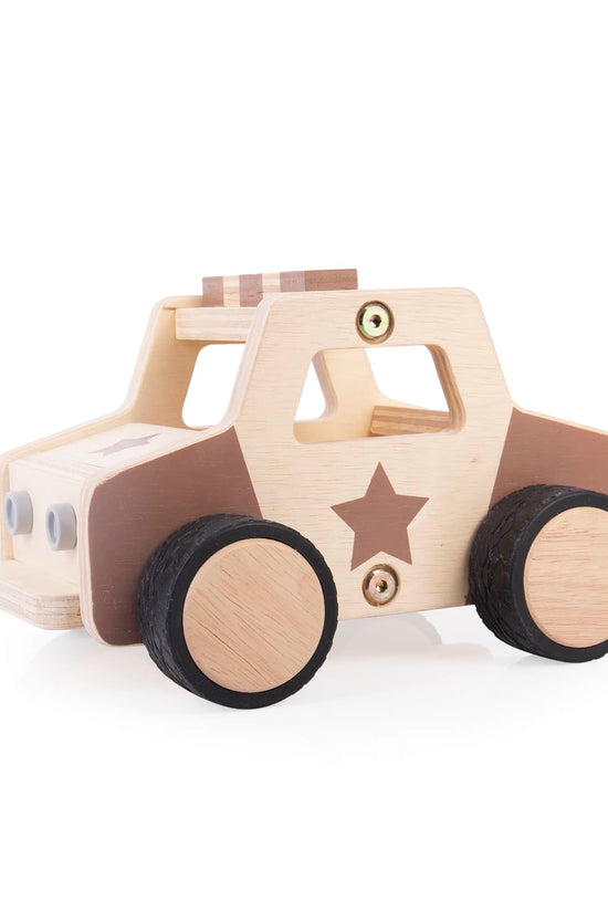 Wooden Police Car