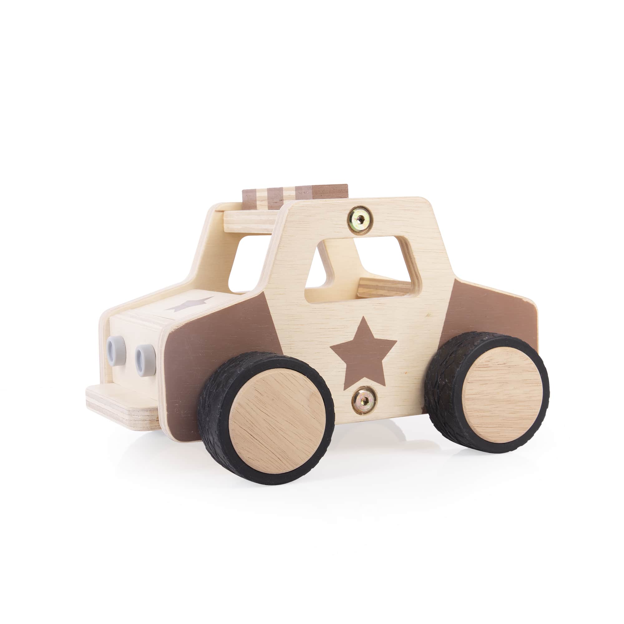 Wooden Police Car