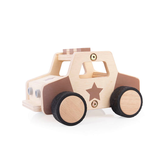 Wooden Police Car
