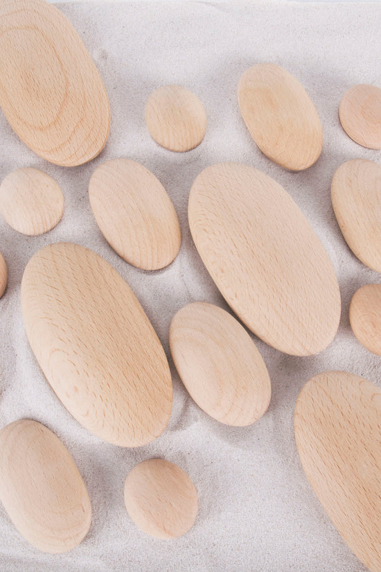 Wood Stackers - River Stones