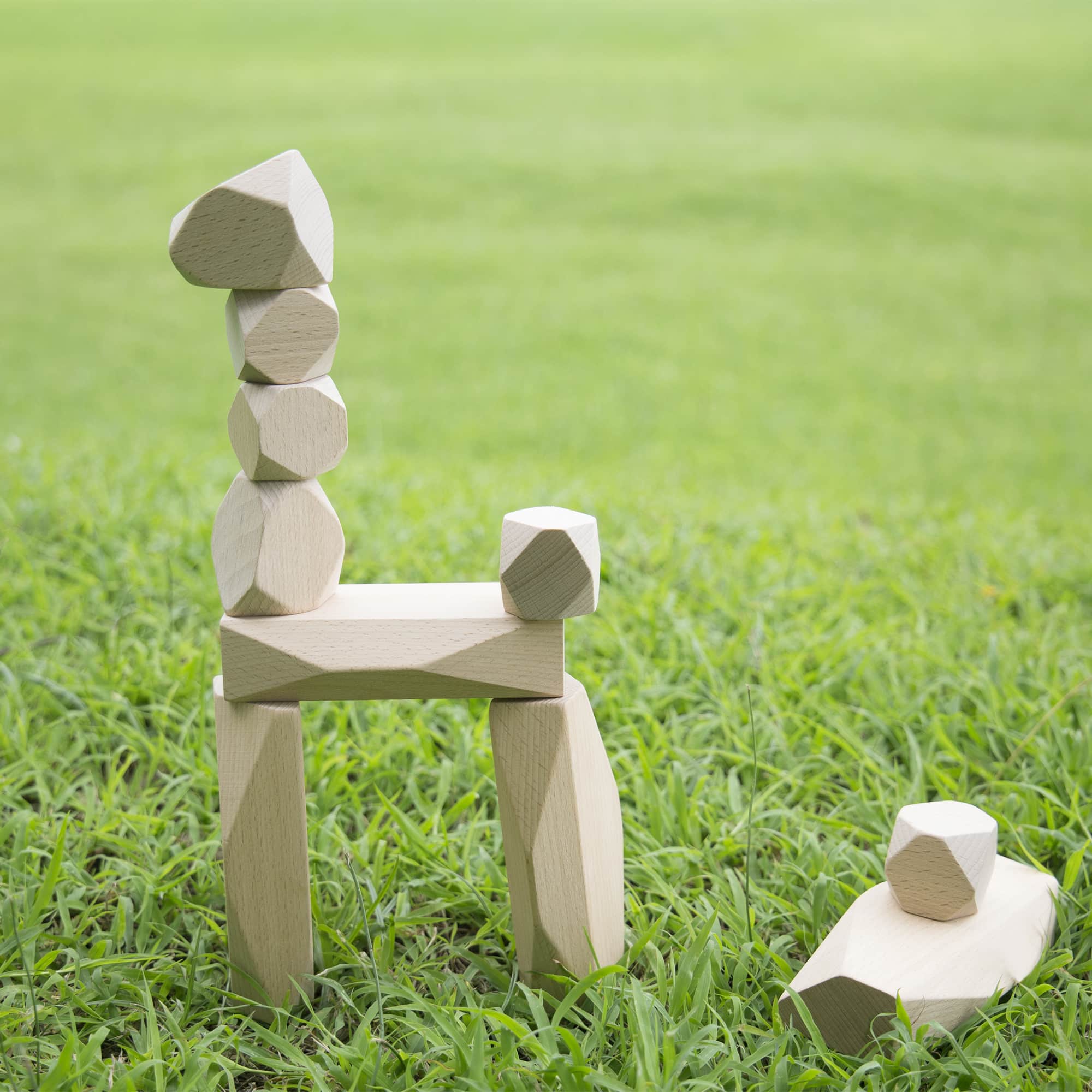 Wood Stackers - Standing Stones