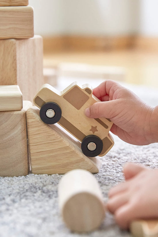 Mini Wooden Trucks - Set of 10