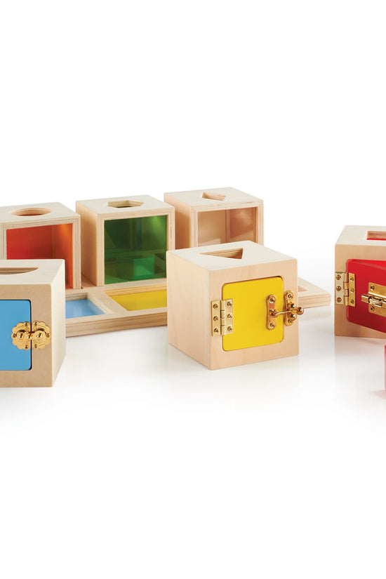 Peekaboo Lock Boxes Set of 6