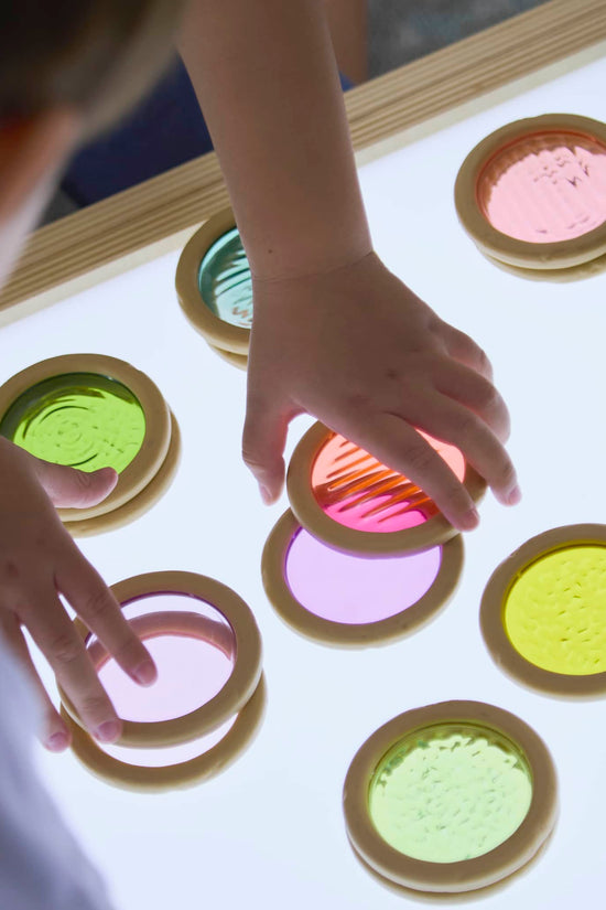 Light and Color Textured Discs
