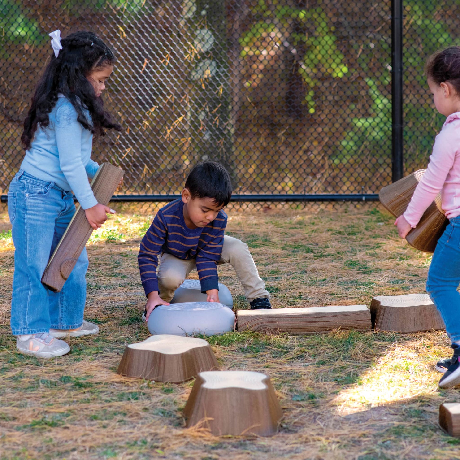 Timber Trail Stepping Logs Set