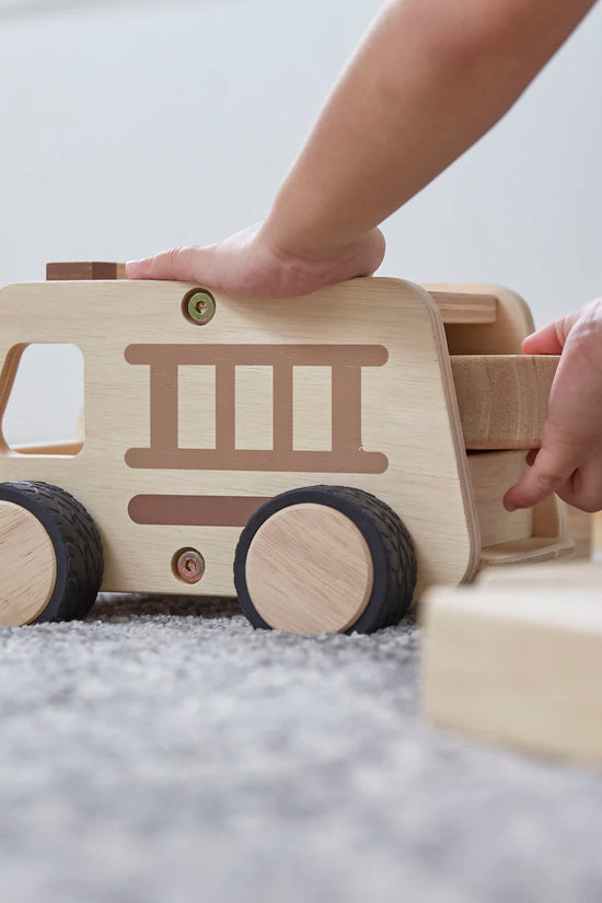 Wooden Fire Truck