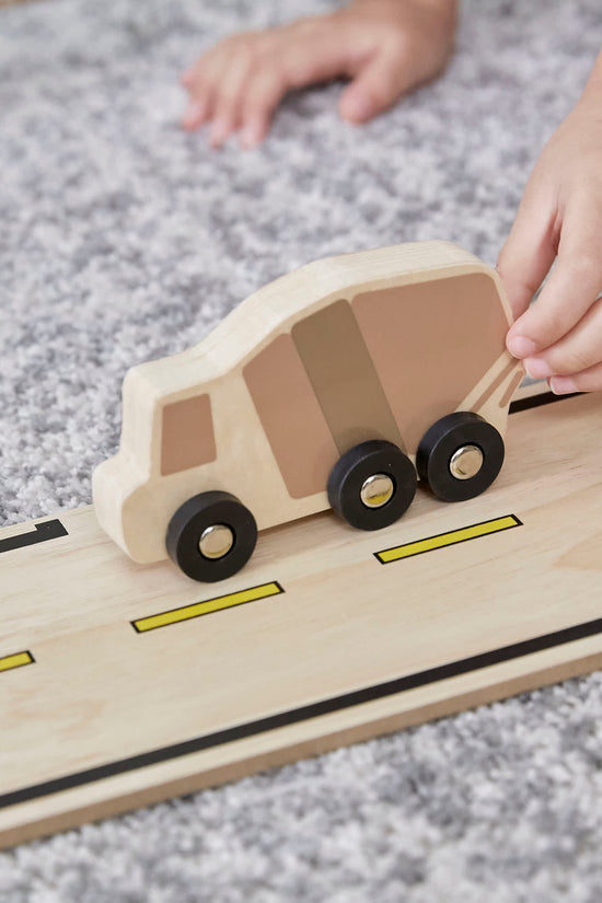 Mini Wooden Trucks - Set of 10