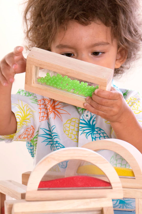 Sensory Rainbow Blocks - 18 pc. Set