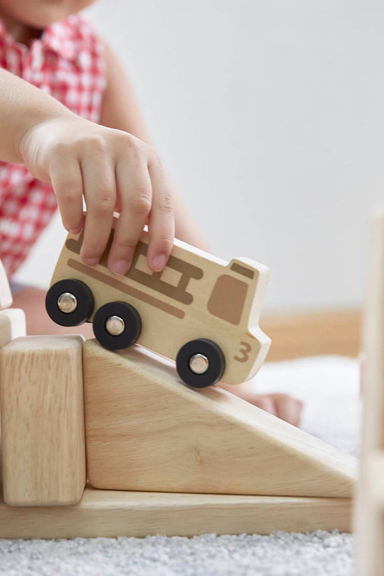 Mini Wooden Trucks - Set of 10