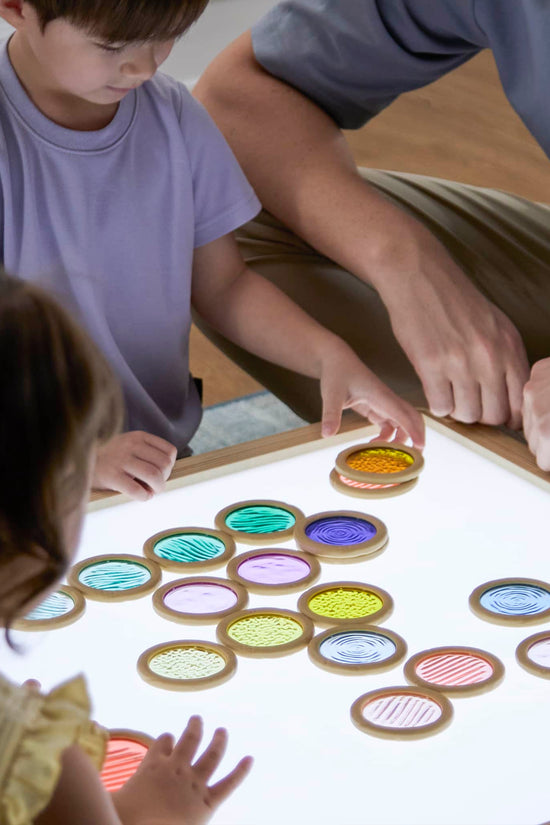 Light and Color Textured Discs