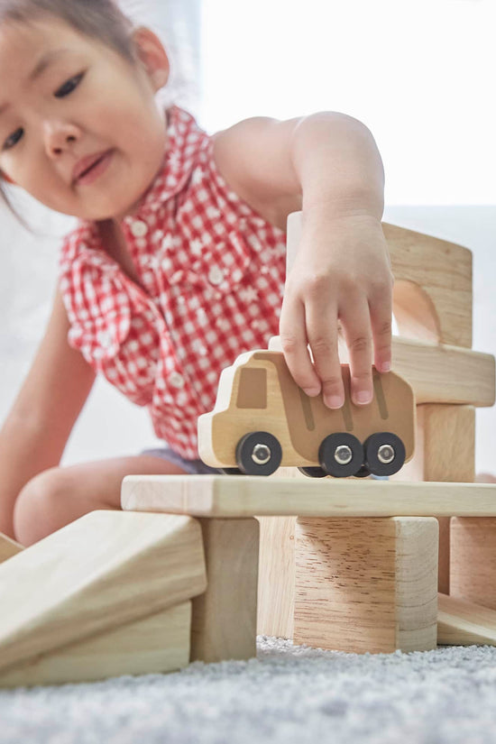 Mini Wooden Trucks - Set of 10