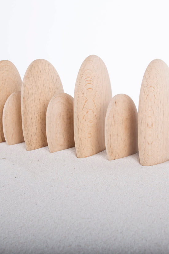 Wood Stackers - River Stones
