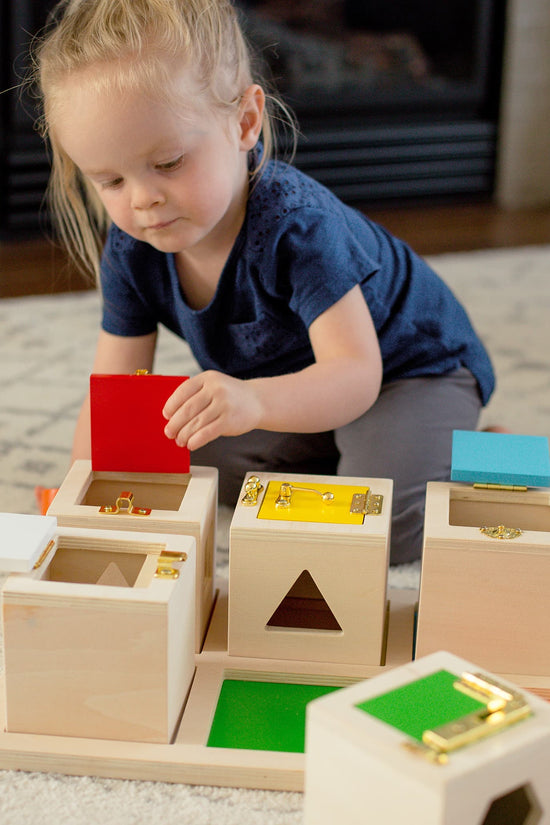 Peekaboo Lock Boxes Set of 6