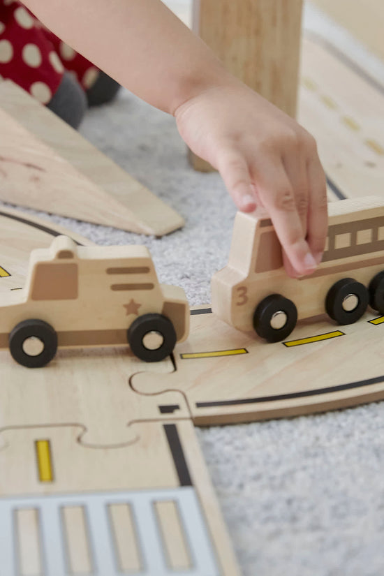 Mini Wooden Trucks - Set of 10